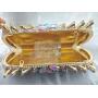Popular Elegant Shiny Crossbody Crystal Bag Handmade Rhinestone Bag Bridal Purse Gold Luxury Evening Bags Clutches For Women