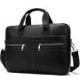 ZWY104 Men Vintage Business Briefcase Daily Work Travel Genuine Leather Laptop Bag Wholesale Waterproof Portable Shoulder Bag