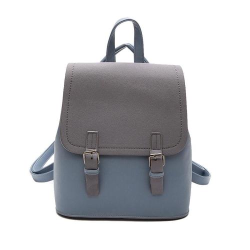 SC041 PU Leather Women Backpack Purses Outdoor Travel Backpack Ladies Waterproof Vintage  Casual Shopping Backpacks