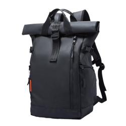 Hot sell Waterproof Rolltop Casual Large Capacity USB Laptop Rucksack For Men With Fast Shipping