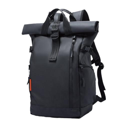 Hot sell Waterproof Rolltop Casual Large Capacity USB Laptop Rucksack For Men With Fast Shipping