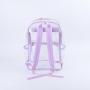 Transparent PVC School Bag Jelly Color College Students Plain Clear Bookbags Teenager Waterproof School Backpacks Clear Backpack