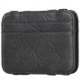 ZR390 New Fashion Unisex Business Credit Card Holders PU Leather Buckle Purse Wallet Organ Type Credit ID Bank Card Cases