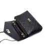 High Quality Black Square Women Bags Genuine Leather For Ladies Hand Bags