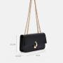 2024 New Fashion Woman Crossbody Bags Luxury PU Leather Chain Shoulder Bags With Lock Flap