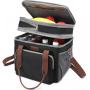 LOVEVOOK PEVA Lunch Bag Insulated for Women Lunch Box for Men Leakproof Double Decker Lunch Bag for Work/School/Picnic/Hiking