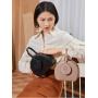 2022 Luxury Crocodile Alligator Leather Round Shape Ladies Handbags Small Women'S Bags Shoulder Crossbody Bag For Women