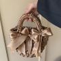 2024  Fashion Hand Woven Basket Tote Bucket Evening Bags Banquet Hand Crossbody Bag Woman Party Evening Purse sac tendance 2024