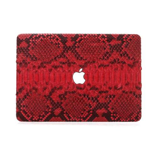 Luxury genuine snake skin leather case for Mackbook air pro cover 11" 12"13" 14"15" 16"