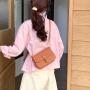 Wholesale new classic mini small square bag female selling tie-body bag lock flip bag