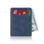 Factory custom leather id card holder wallet slim men card wallet rfid pu credit card holder