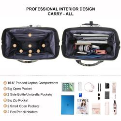 LOVEVOOK 2022 new arrival Custom 14 15.6 17inch Canvas School Laptop Backpack Durable Rucksack Travel Notebook Bag for Men Women