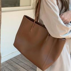 NEW Autumn Fashion Shoulder Tote bags women big brown handbags ladies Luxury Casual Totes shoulder purse designer leather bags