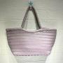 2024 New Fashion Single Shoulder Tote Bag Large Capacity Mother Female's Handmade Woven Polyester Lining Handmade Bag