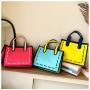 HR346 Women Cute 3D 2D Carton Bags Reusable Student Kids Children Handbag Boys Girls Gifts Nylon Shopping Tote Bags