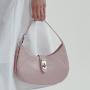 Guangzhou Factory Custom Pu Leather Ladies Tote Bag Pink Shiny Women Hobo Tote Bag Handbags With Custom Printed Logo