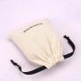 Reusable Natural Cotton Packing Bag For Snack Custom Logo Printing Eco-friendly Gift Candy Storage Dust Muslin Pouch