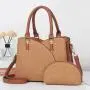 2024 New wholesale luxury leather fashion quilted leather bags set women's large capacity handbags For ladies