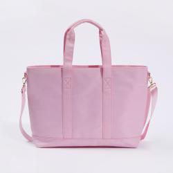 Rts Stock No Moq Women Waterproof Computer Laptop Handbag Teach Bag Mom Travel Bag Handbag Nylon Tote Bag with a Long Strap