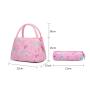 Low Price Flower Printed 3 Pieces Set Bags Lunch Bag Other Backpack Children Backpack School Bags For Girls
