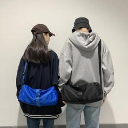ZWY148 New Fashion Custom Outdoor Nylon Waterproof Simple Adjustable Strap Gym Small Crossbody Cross Shoulder Bag for Men Women