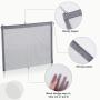 New Fashion Zipper Pouch Travel Makeup Brush Mesh Cosmetic Bag