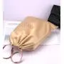 Wholesale Drawstring Gift Thick Satin Silk Hair Extension Packaging Dust Bag With Custom Logo Luxury Dust Satin Pouch