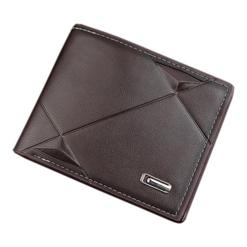 HR550 New Spot Men's Wallet Men's Short Multi Money Card Holder Fashion Casual Wallet Men's Youth Thin Three Fold Horizontal
