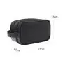 customized canvas make up bag luxury waterproof black hanging hanging toiletry bag