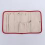 Women Jewelry Pouch Necklace Earings Ear Studs Earrings Rings Packaging Organizer Velvet Inner Separate Jewelry Storage Bag