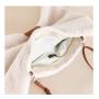 Furry Fashion Bag Custom Bow Shape Sherpa Crossbody Bag Women Shoulder Bag