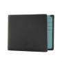 Full grain genuine leather wallet pebble leather men wallet RFID