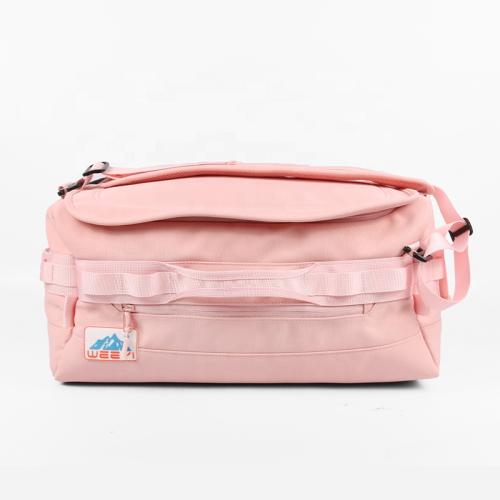 CHANGRONG Custom Pink gym Convertible travel duffle bag with Backpack Straps
