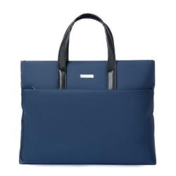 ZX052 Briefcase Men's Business Slim Handbag Polyester Laptop Messenger Office Briefcase Protective Computer Carrying Handbag