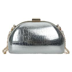 HR516 New Dinner Clutch Bag Fashion Design Crossbody Strap Handle Bag Single Shoulder Women's Handbag PU Box Lock Buckle Bag
