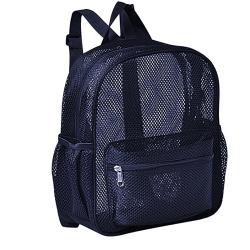 Gelory Factory Sale Promotional Cheap Wholesale Sport Swimming Backpack See Through Mesh Backpack