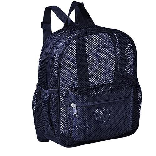 Gelory Factory Sale Promotional Cheap Wholesale Sport Swimming Backpack See Through Mesh Backpack