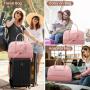 LOVEVOOK women luxury travel bag with logo folding large capacity travel sports luggage duffel cosmetic gym weekender bags