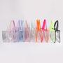 PVC Shoulder Bags Transparent Bag Jelly Colors Short U Shape Tote Handbag Women Girls Beach Shopping Purse Clear Tote Bag
