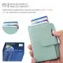 Wholesale Large Capacity Men'S Wallet Leather Automatic Pop Up Metal Anti Theft Tracking Wallet Rfid Card Holder