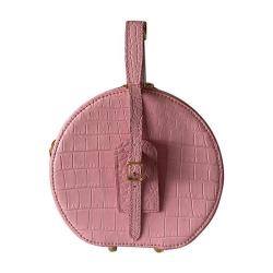 New Arrival Genuine Crocodile Skin Round Shape Luxury Designer Women Bags Handbags