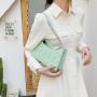 Custom Logo Designer Fashion Ruched Crossbody Bag China Wholesale PU Ladies Purses Girl Pure Color Square Hand Bag
