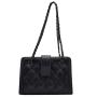 sac tendance 2024 Small Black PU Leather Purse Chain Designer Buckle Crossbody Bag Handbag Female Bag Women Polyester