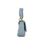 New custom logo PU leather ladies sling shoulder purse folded bag crossbody women hand bags handbags