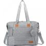 LOVEVOOK wholesale quilted tote shoulder handbag large capacity travel nappy baby bags with Changing Pad mommy Diaper Tote Bag