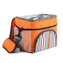custom waterproof portable lunch box tote shoulder hot cold thermal insulated food delivery bag with food container