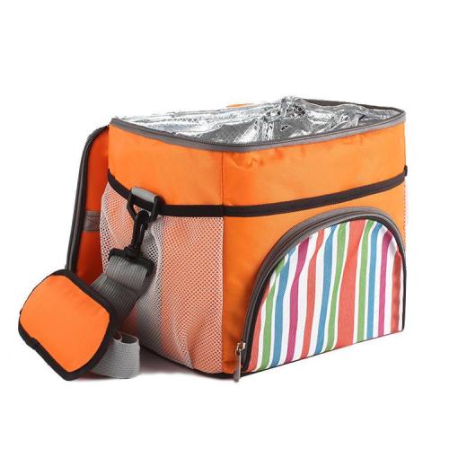 custom waterproof portable lunch box tote shoulder hot cold thermal insulated food delivery bag with food container