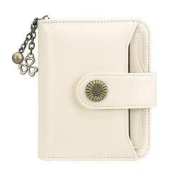 ZWY267 Wholesale Customizable Fashion Ladies RFID Money Clip Multi-color Genuine Leather Short Wallet Lightweight New Card Case