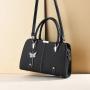 2023 New Middle-aged Women's Handbag Large Capacity Shaped Messenger Bag Butterfly Pendant Single Shoulder Bag