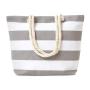 Casual Canvas Shoulder Shopper Bag Stripe Printing Beach Bags Ladies Girls Women Shopping Tote Handbag